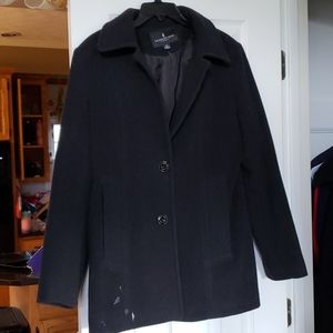 LONDON FOG charcoal pea coat